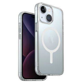 Uniq LifePro Xtreme MagClick MagSafe iPhone 15 ütésálló szilikon hátlap tok - átlátszó