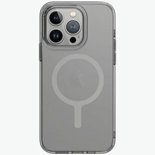 Uniq LifePro Xtreme MagClick MagSafe iPhone 15 Pro ütésálló szilikon hátlap tok - szürke
