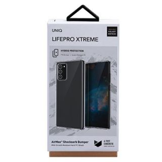 Uniq LifePro Xtreme Samsung Galaxy Note 20 kemény hátlap tok - átlátszó