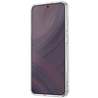 Uniq LifePro Xtreme Samsung Galaxy S24 ütésálló szilikon hátlap tok - átlátszó/csillámos