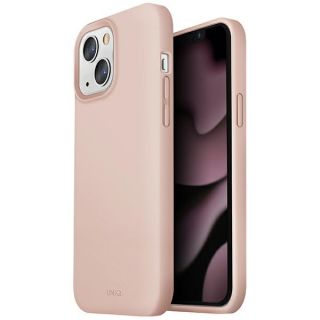 Uniq Lino iPhone 13 szilikon hátlap tok - rózsaszín