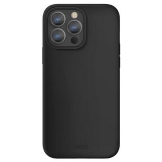 Uniq Lino iPhone 13 Pro Max szilikon hátlap tok - fekete