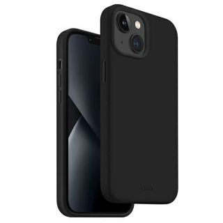 Uniq Lino iPhone 14 Plus szilikon hátlap tok - fekete