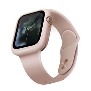 Uniq Lino Apple Watch 44mm bumper tok - rózsaszín
