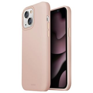 Uniq Lino Hue iPhone 13 MagSafe szilikon hátlap tok - rózsaszín