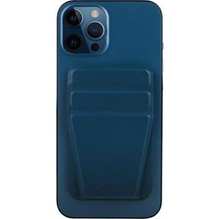Uniq Lyft MagSafe mágneses telefonállvány + kártyatartó - kék