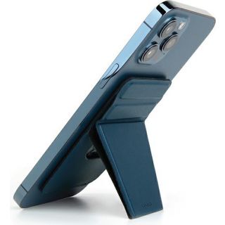 Uniq Lyft MagSafe mágneses telefonállvány + kártyatartó - kék