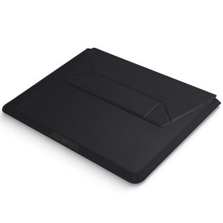 Uniq Oslo Sleeve becsúsztathatós bőr tok laptop 14" - fekete