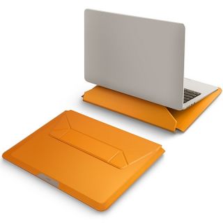 Uniq Oslo Sleeve becsúsztathatós bőr tok laptop 14" - sárga