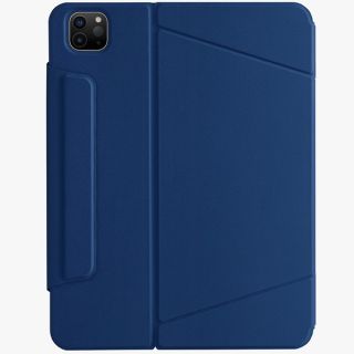 Uniq Ryze iPad Air 5 (2022) / Air 4 (2020) 10,9" / Pro 11" (2022/2021) mágneses kinyitható tok ceruzatartóval - kék