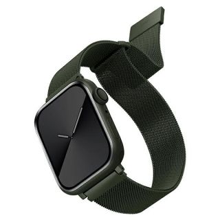 Uniq Strap Dante Apple Watch 41mm / 40mm / 38mm rozsdamentes acél szíj - zöld