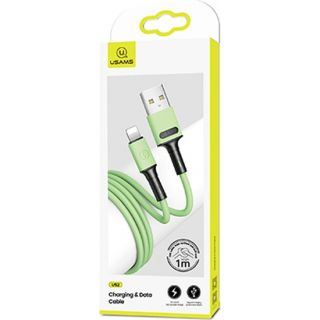 Usams SJ434USB02 U52 Lightning - USB-A kábel QC. 2A 1m - zöld
