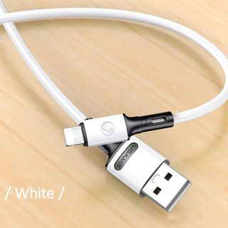Usams SJ434USB01 U52 Lightning - USB-A kábel QC. 2A 1m - fehér