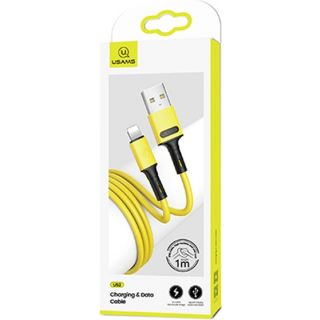Usams SJ434USB03 U52 Lightning - USB-A kábel QC. 2A 1m - sárga