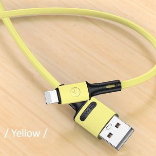 Usams SJ434USB03 U52 Lightning - USB-A kábel QC. 2A 1m - sárga