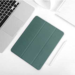 Usams Winro iPad Pro 11" (2020/2018) kinyitható bőr tok ceruzatartóval - zöld