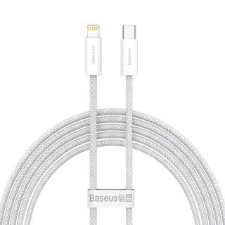 Baseus Dynamic Lightning - USB-C kábel 20W 2m - fehér