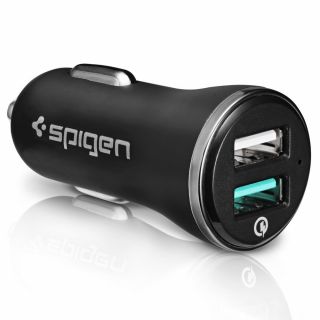 Spigen Essential F27QC Quick Charge 3.0 USB autós adapter