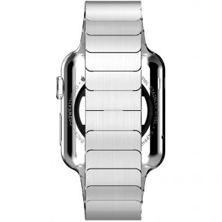 Tech-Protect Apple Watch 45mm / 44mm / 42mm láncszemes fém szíj - ezüst
