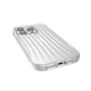 X-Doria Raptic Clutch iPhone 14 Pro ütésálló kemény hátlap tok - átlátszó