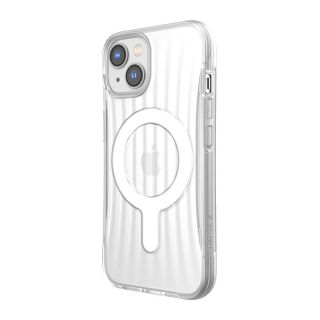 X-Doria Raptic Clutch MagSafe iPhone 14 ütésálló kemény hátlap tok - átlátszó