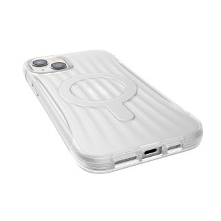 X-Doria Raptic Clutch MagSafe iPhone 14 Plus ütésálló kemény hátlap tok - átlátszó