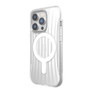 X-Doria Raptic Clutch MagSafe iPhone 14 Pro ütésálló kemény hátlap tok - átlátszó