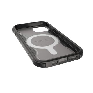 X-Doria Raptic Fort MagSafe iPhone 14 ütésálló szilikon hátlap tok - fekete