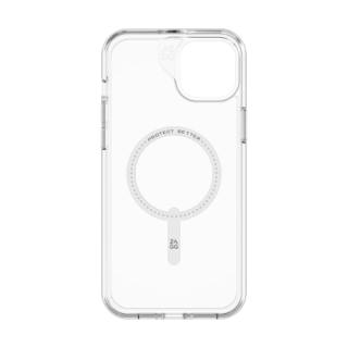 ZAGG Crystal Palace Snap MagSafe iPhone 14 Plus / 15 Plus szilikon hátlap tok - átlátszó