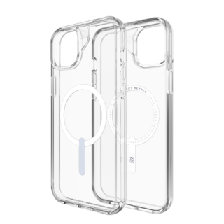 ZAGG Crystal Palace Snap MagSafe iPhone 14 Plus / 15 Plus szilikon hátlap tok - átlátszó