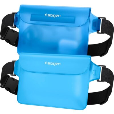 Spigen Aqua Shield A620 univerzális vízálló övtáska - 2db - kék