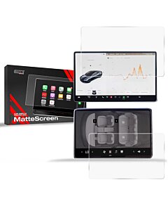 GrizzGlass CarDisplay MatteScreen Tesla Model 3 Highland (2024-) első+hátsó kijelzővédő fólia (2in1) - matt