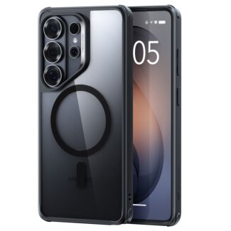 ESR Classic Hybrid MagSafe Samsung Galaxy S26 Ultra ütésálló kemény hátlap tok - átlátszó/fekete