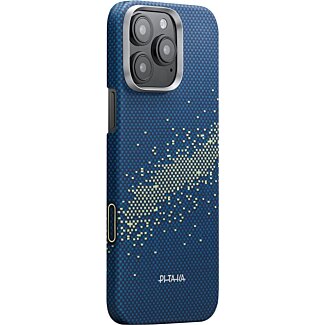 Pitaka Ultra-Slim PitaTap MagSafe iPhone 16 Pro aramid hátlap tok - Milky Way