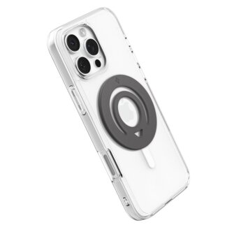 Spigen Dual Pop MagSafe univerzális mágneses telefontartó szilikon gyűrű - sötétszürke